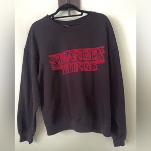 Stranger Things Sweatshirt Black Shirt XXL